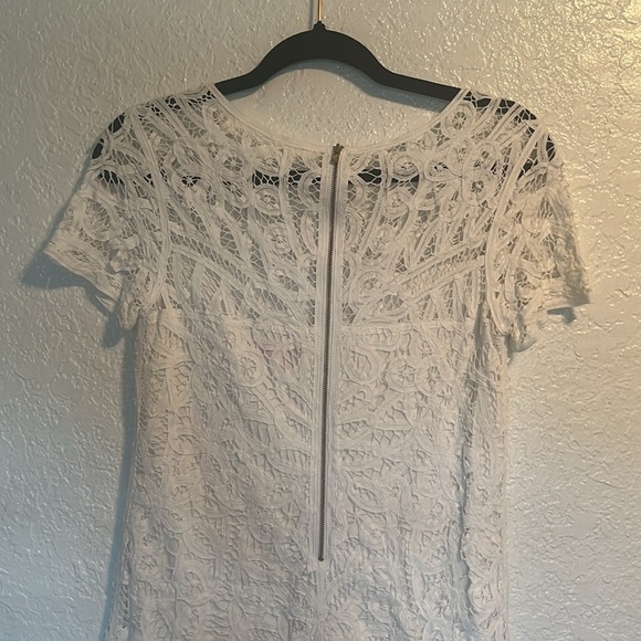 Lilly Pulitzer Mary Kate Battenburg White Lace Mini Dress S - Picture 8 of 10